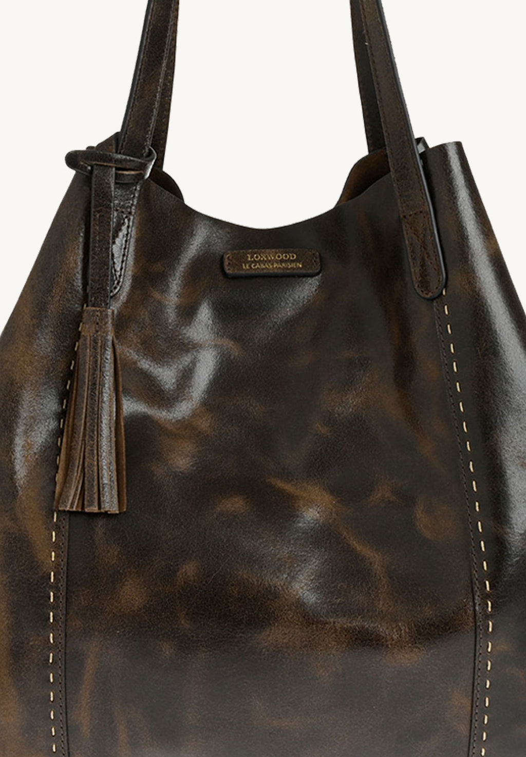 ODÉON - Sac cabas cuir vintage