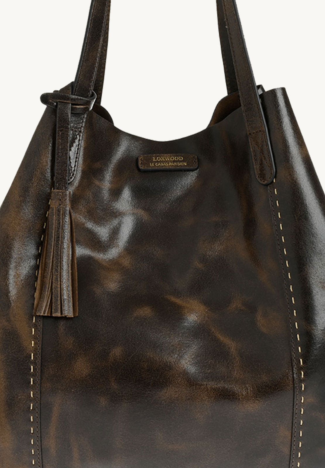 ODÉON - Sac cabas cuir vintage