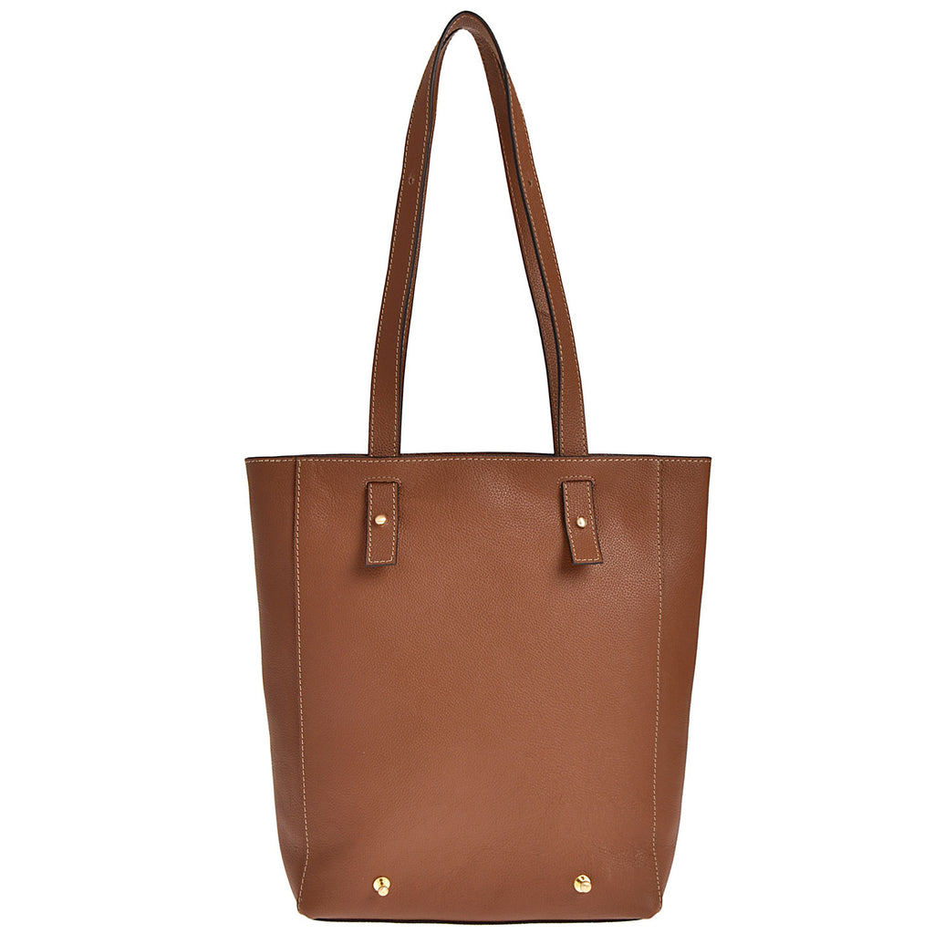 CABADO - Cabas convertible en sac à dos en cuir grainé