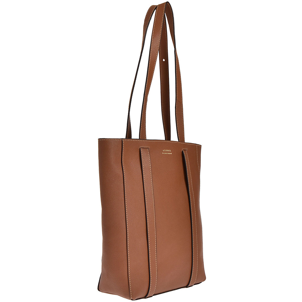 CABADO - Cabas convertible en sac à dos en cuir grainé