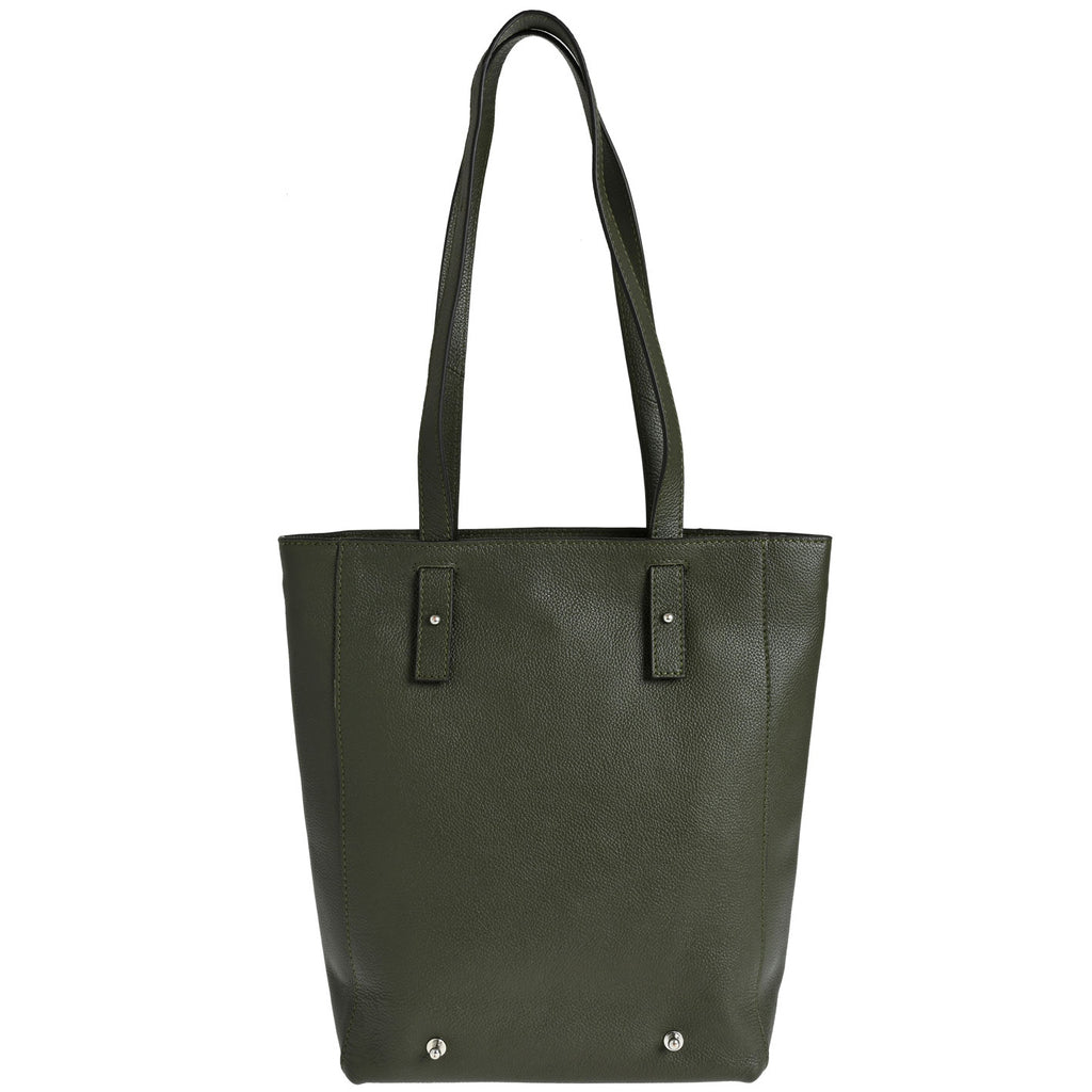 CABADO - Convertible tote bag in grained leather