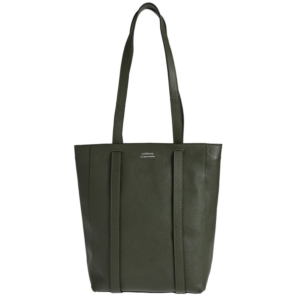 CABADO - Convertible tote bag in grained leather