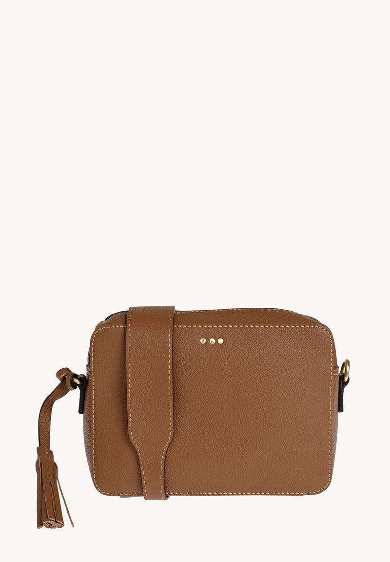 CAMERA - Grained leather shoulder bag