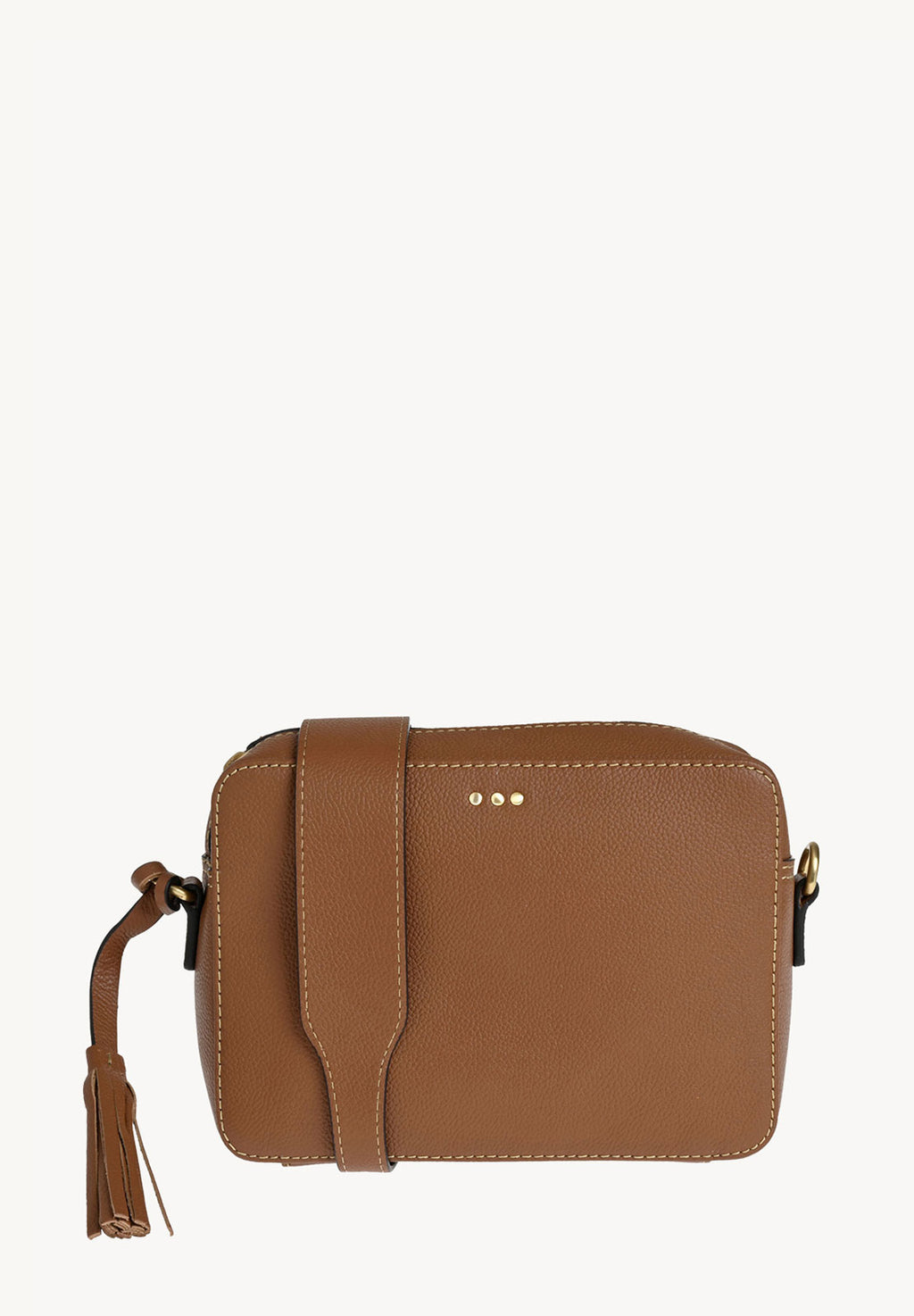 CAMERA - Grained leather shoulder bag