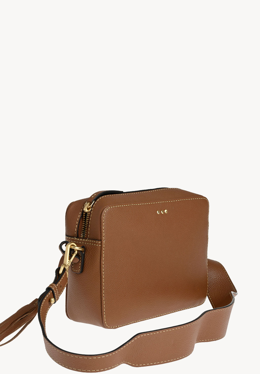 CAMERA - Grained leather shoulder bag
