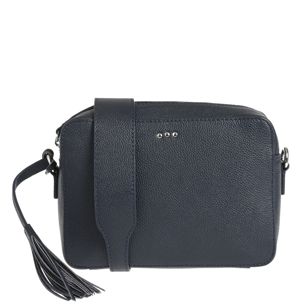 CAMERA - Grained leather shoulder bag