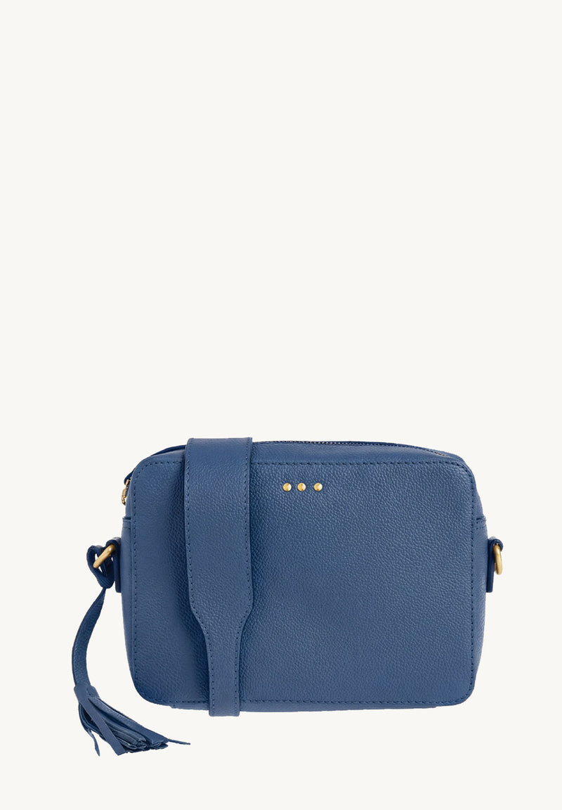 Camera Bag 3 Studs Blue Jean