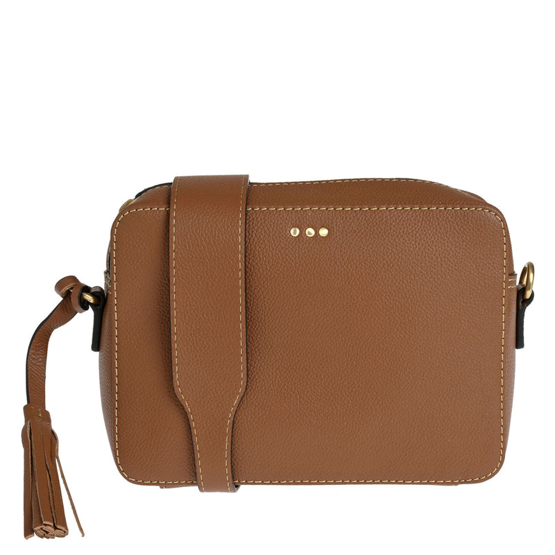 CAMERA - Grained leather shoulder bag