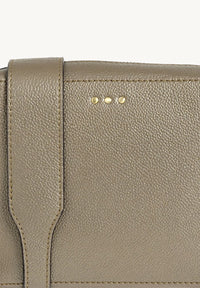 CAMERA - Sac bandoulière en cuir grainé Bronze