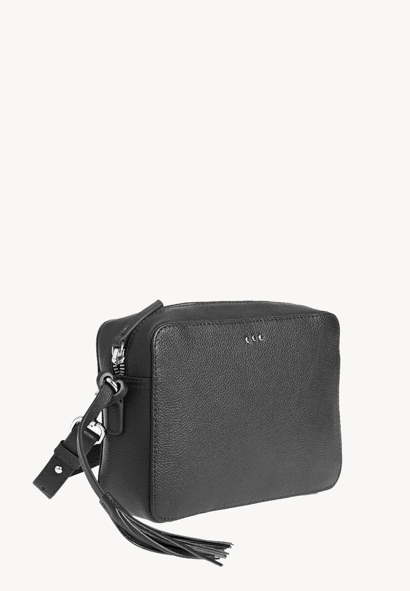 CAMERA - Grained leather shoulder bag