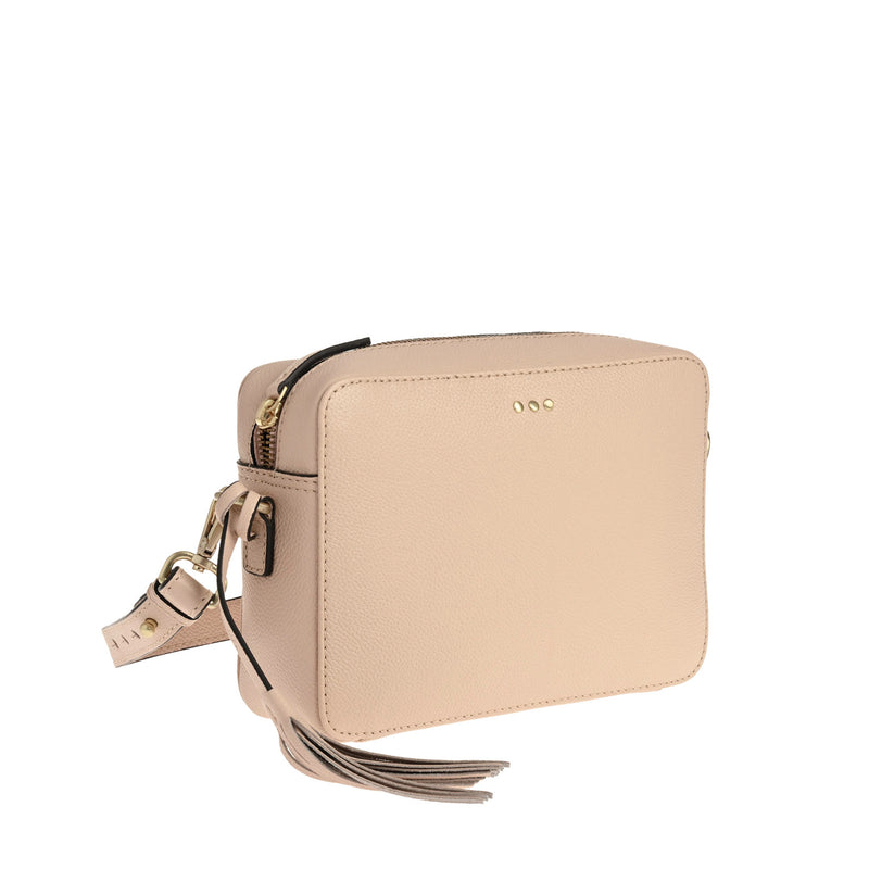 CAMERA - Grained leather shoulder bag