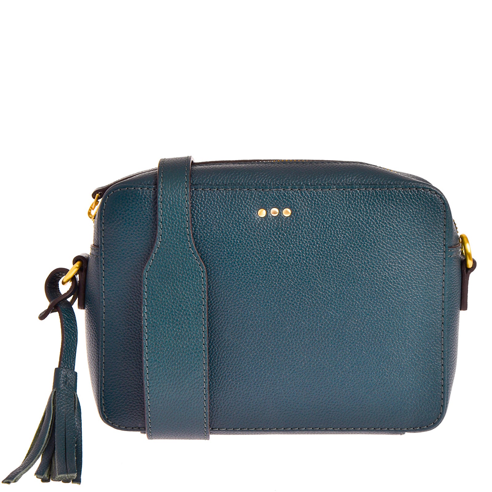 CAMERA - Grained leather shoulder bag