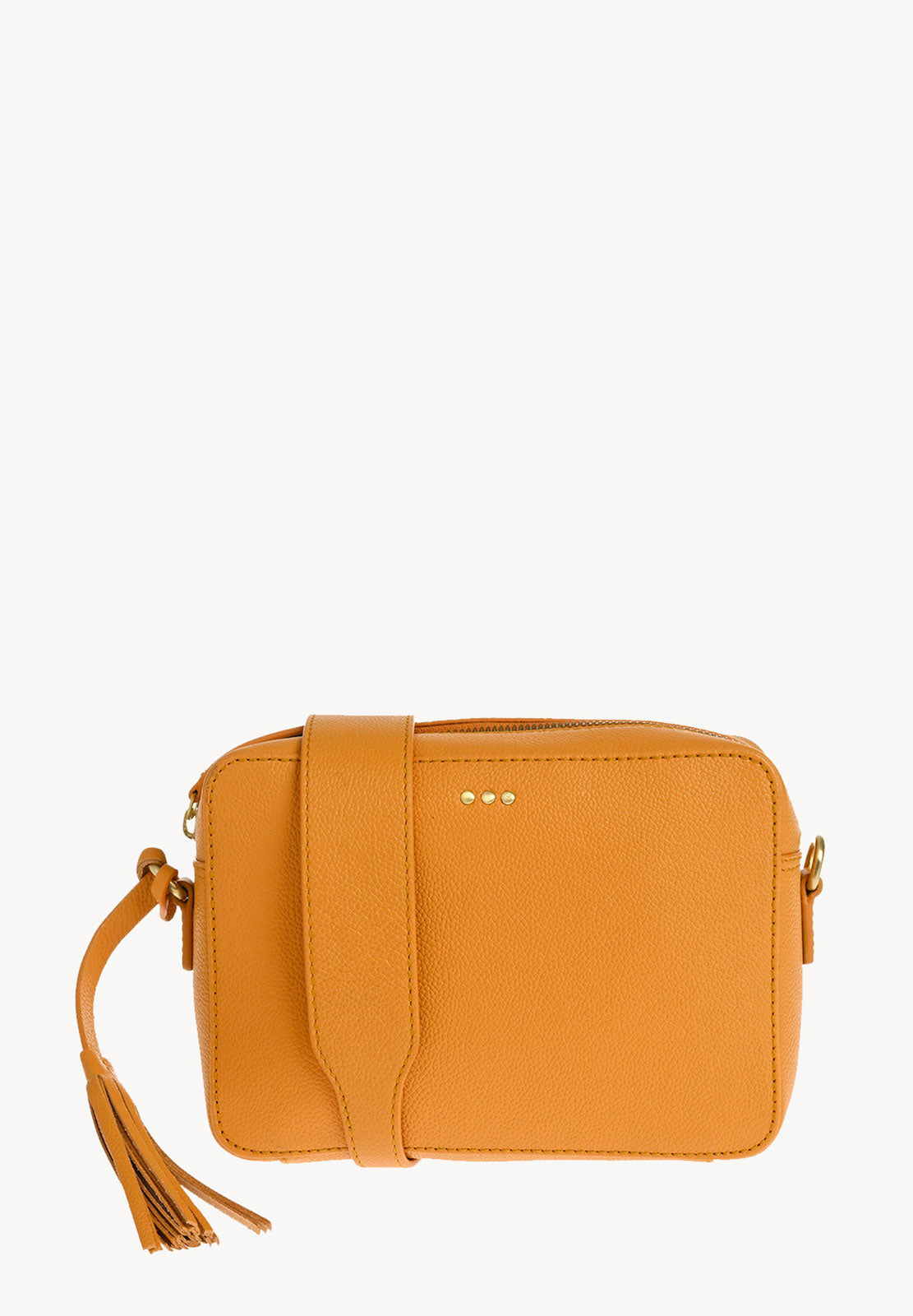 CAMERA - Grained leather shoulder bag