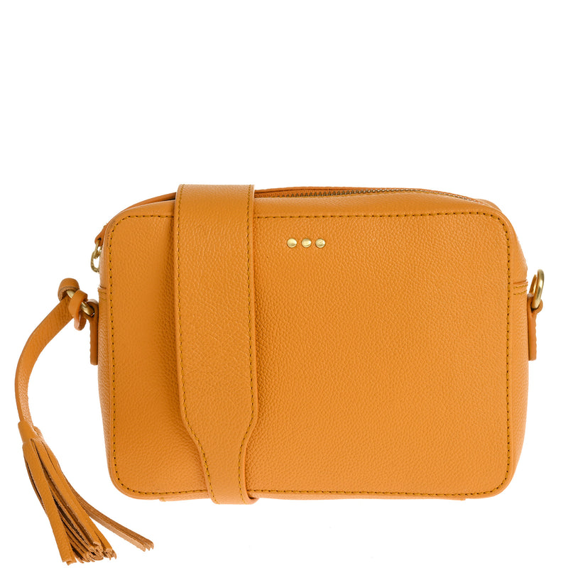 CAMERA - Grained leather shoulder bag