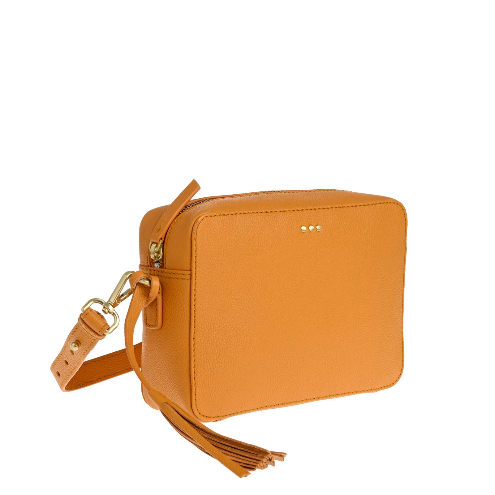 CAMERA - Grained leather shoulder bag