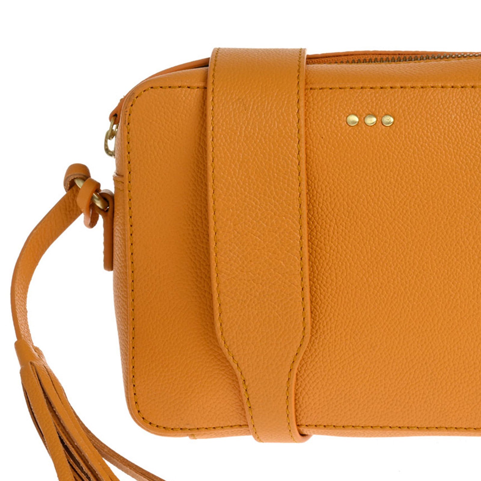 CAMERA - Grained leather shoulder bag