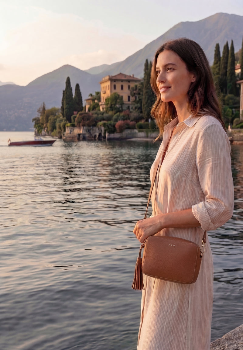 CAMERA - Sac bandoulière en cuir grainé