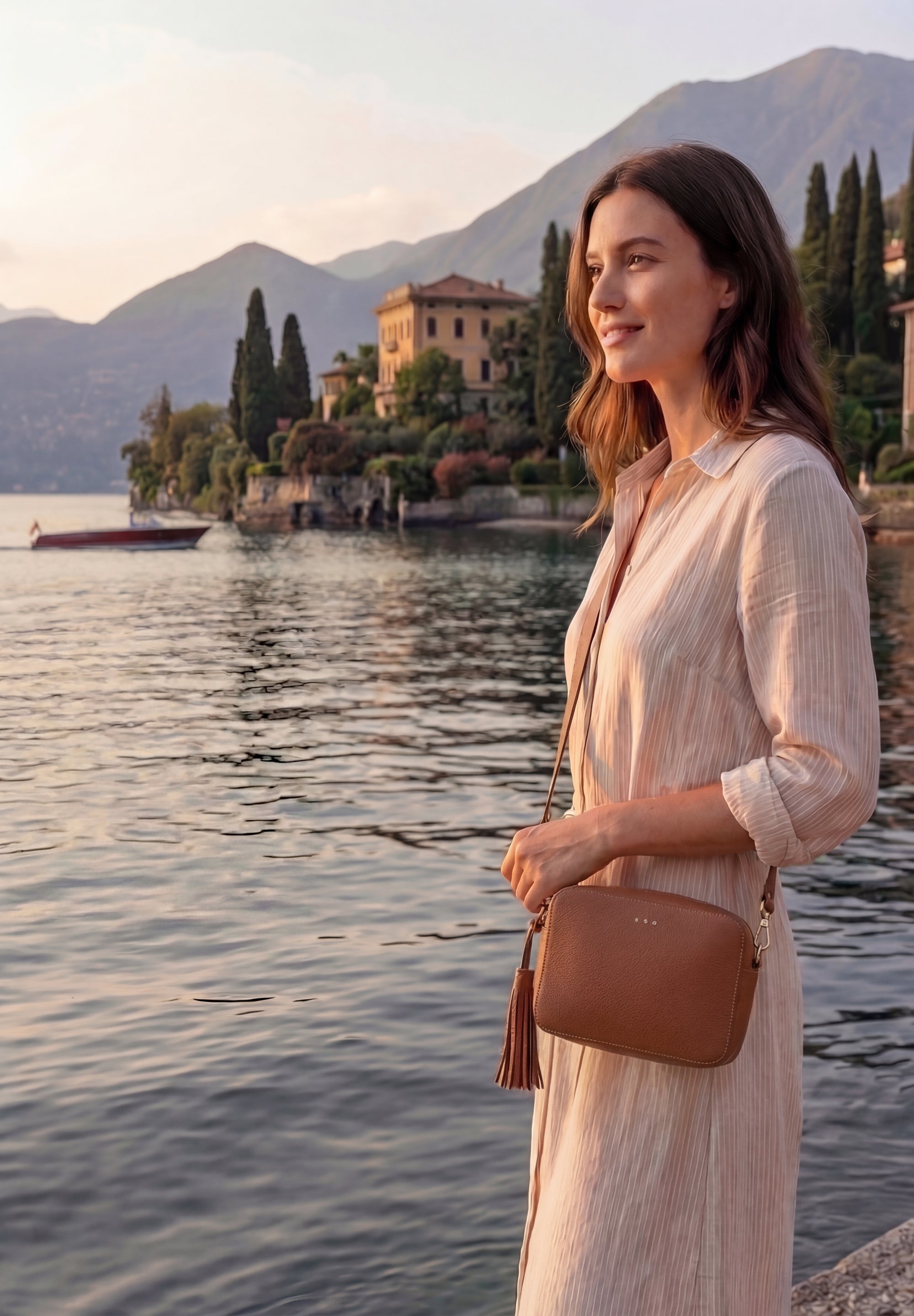 CAMERA - Sac bandoulière en cuir grainé