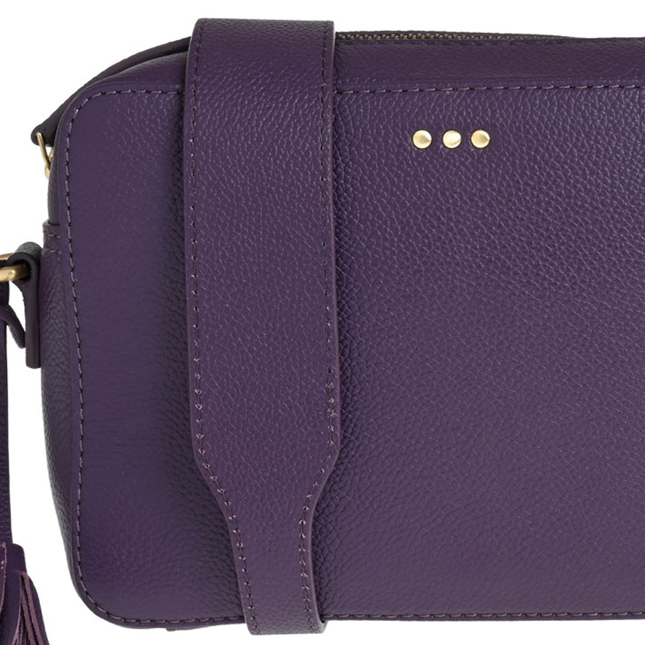 CAMERA - Grained leather shoulder bag