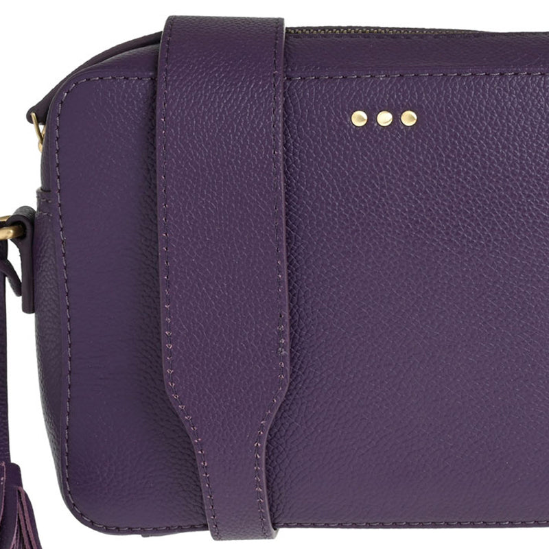 CAMERA - Grained leather shoulder bag