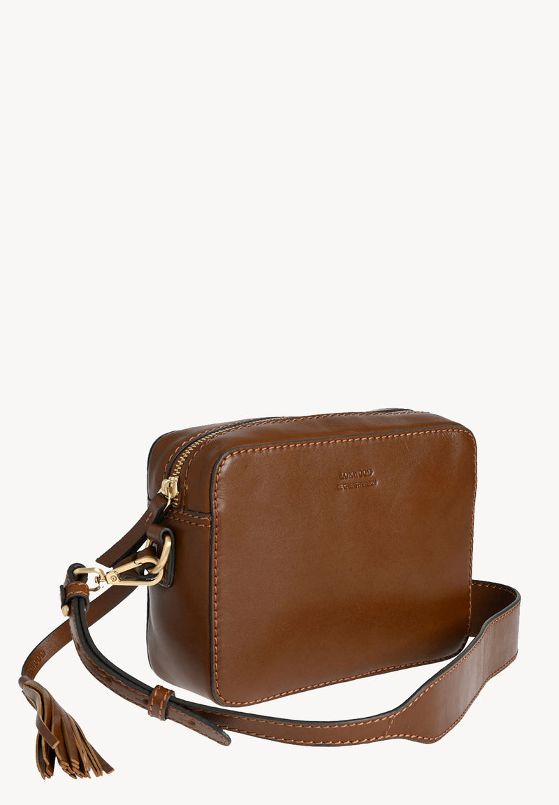 CAMERA - Sac bandoulière en cuir lisse