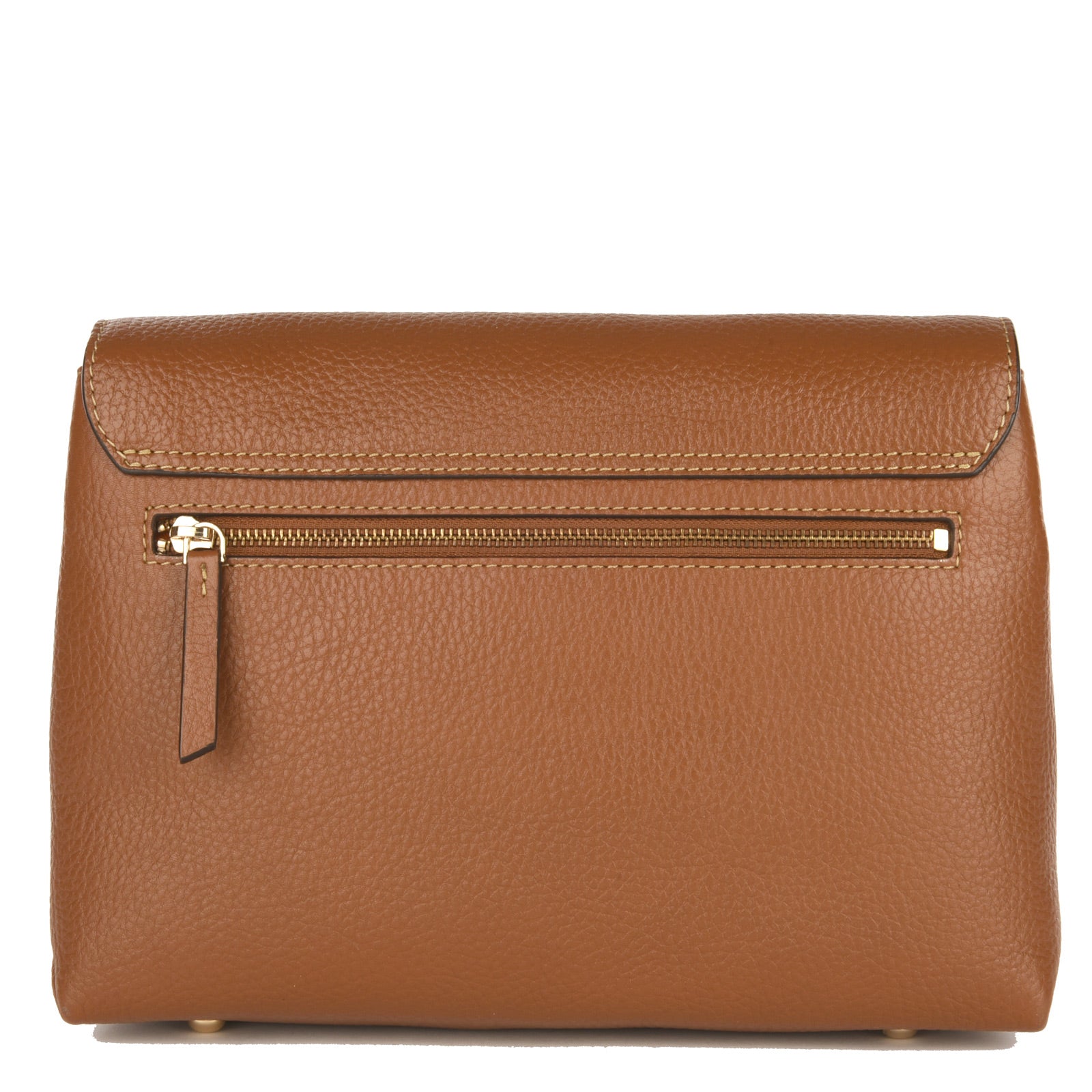 NICOLE - Grained leather shoulder bag