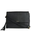 NICOLE - Grained leather shoulder bag