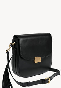 LAURENE - Smooth leather messenger bag
