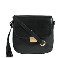 LAURENE - Smooth leather messenger bag