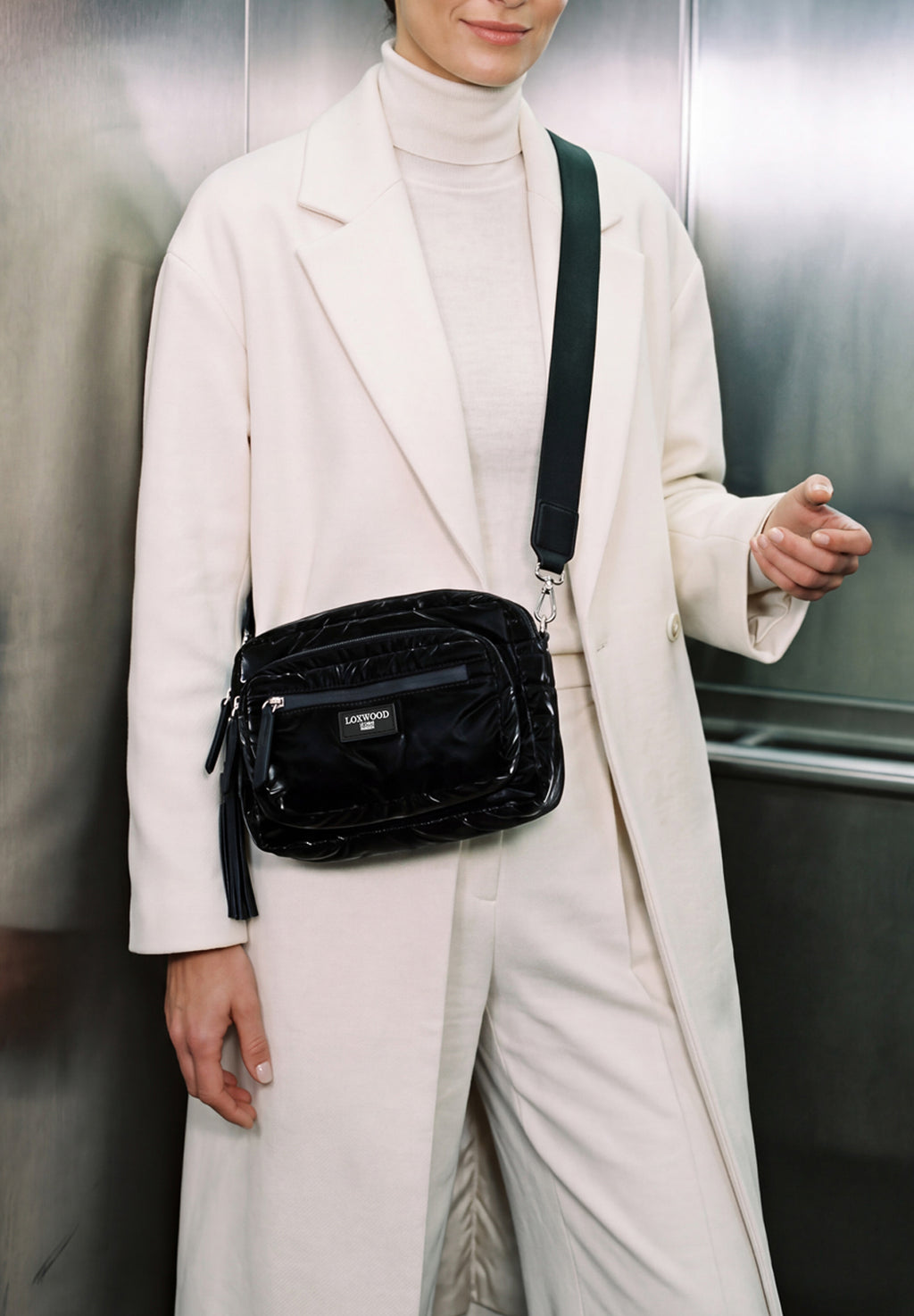 CLARA - Small nylon trotter bag