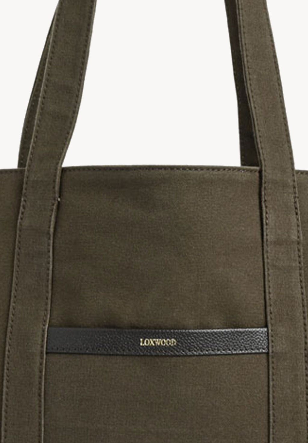 NANTUCKET - Grand cabas en toile & cuir