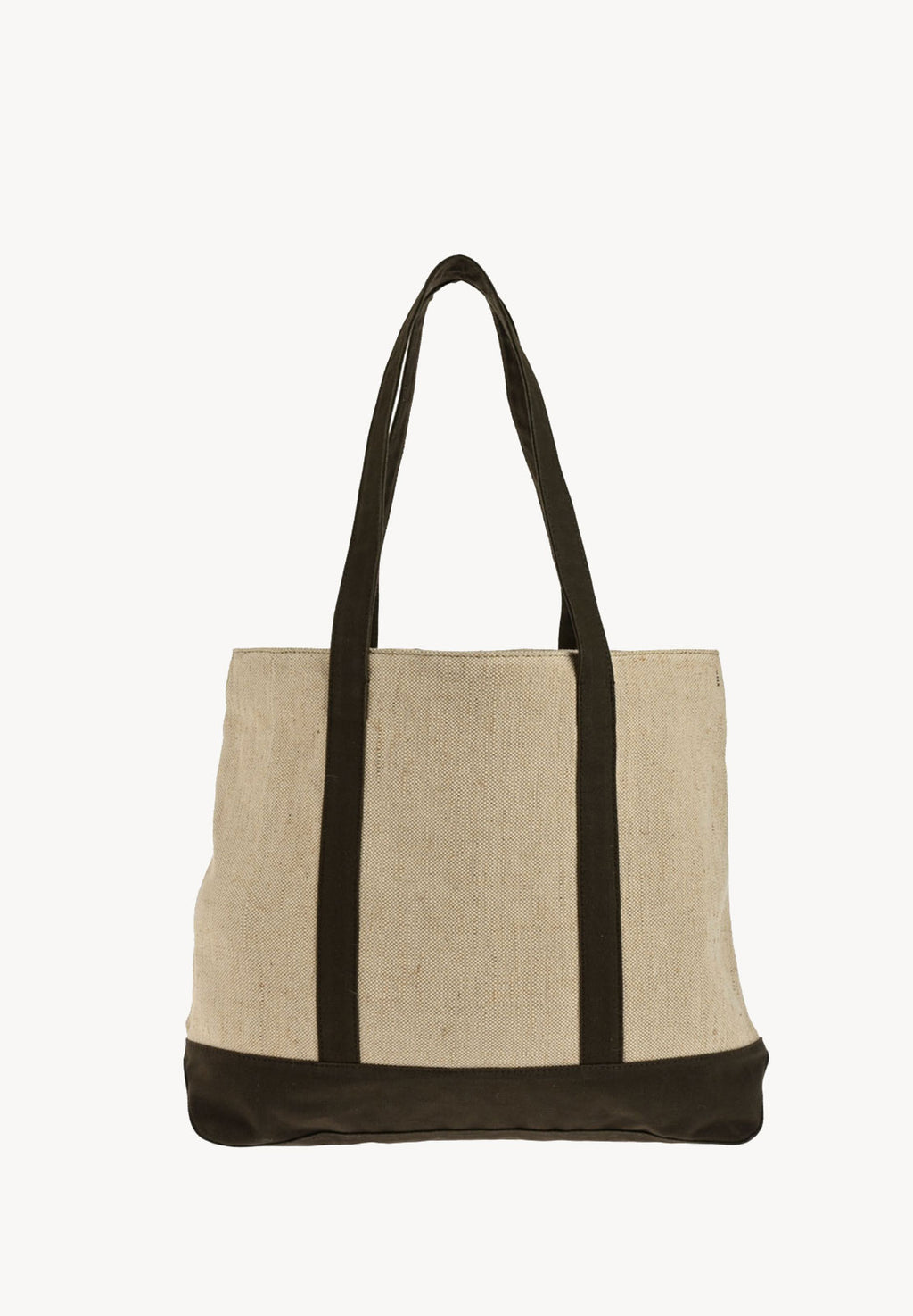 NANTUCKET - Grand cabas en toile & cuir