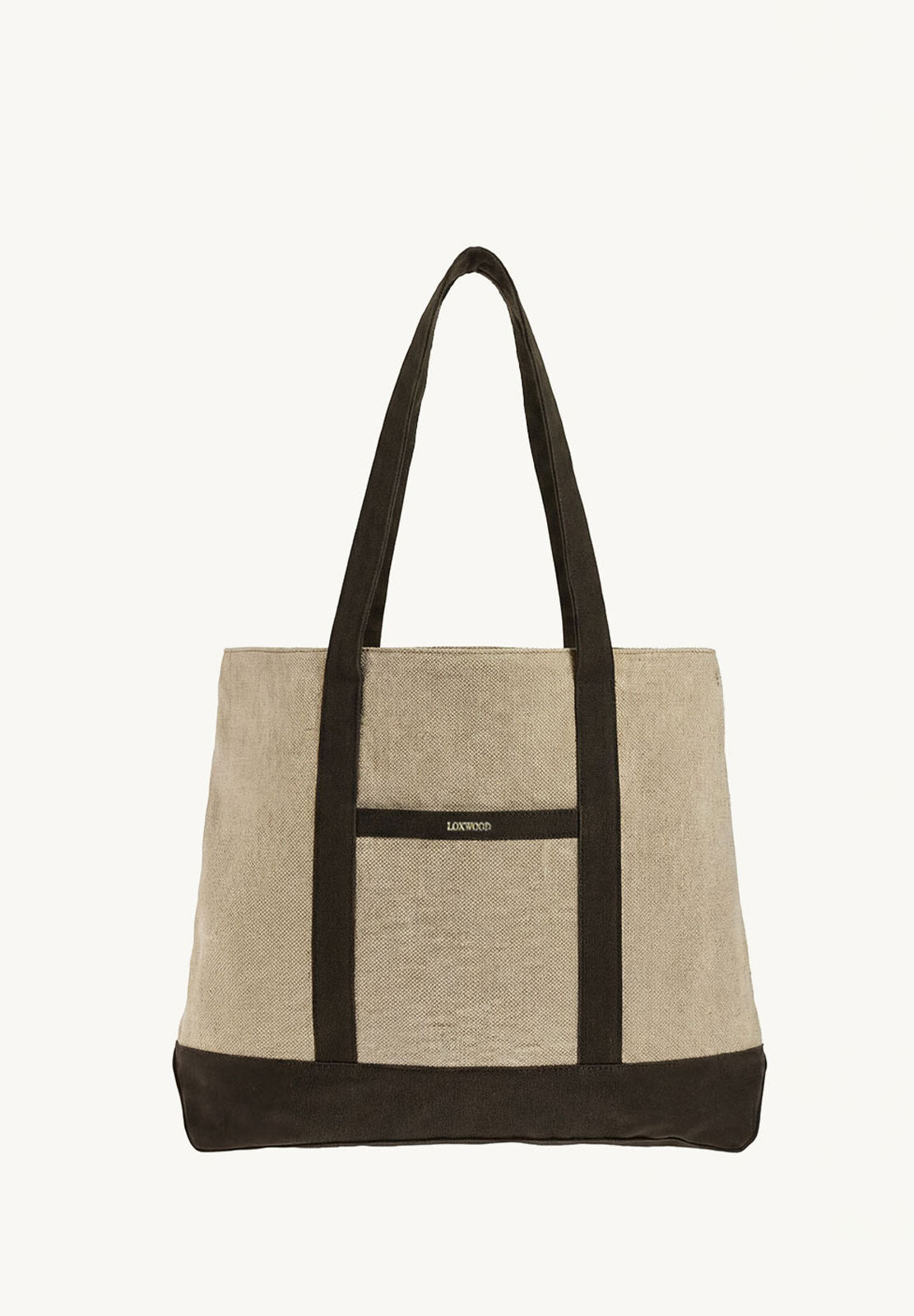 NANTUCKET - Grand cabas en toile & cuir