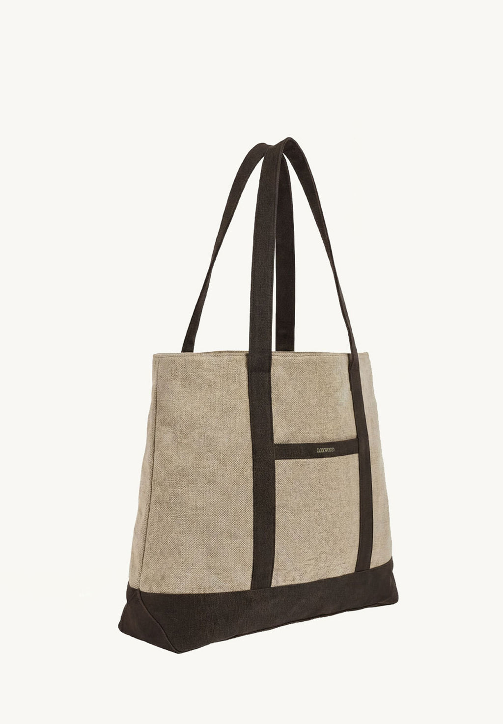 NANTUCKET - Grand cabas en toile & cuir