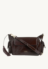ELLIE - Sac multipoches en cuir vernis