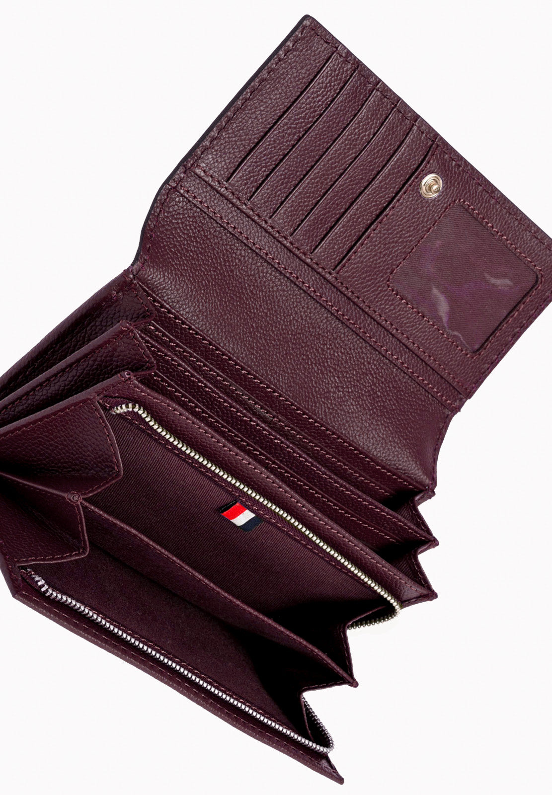 Portefeuille à rabat - Cuir grainé
