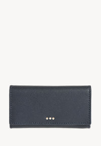Portefeuille à rabat - Cuir grainé