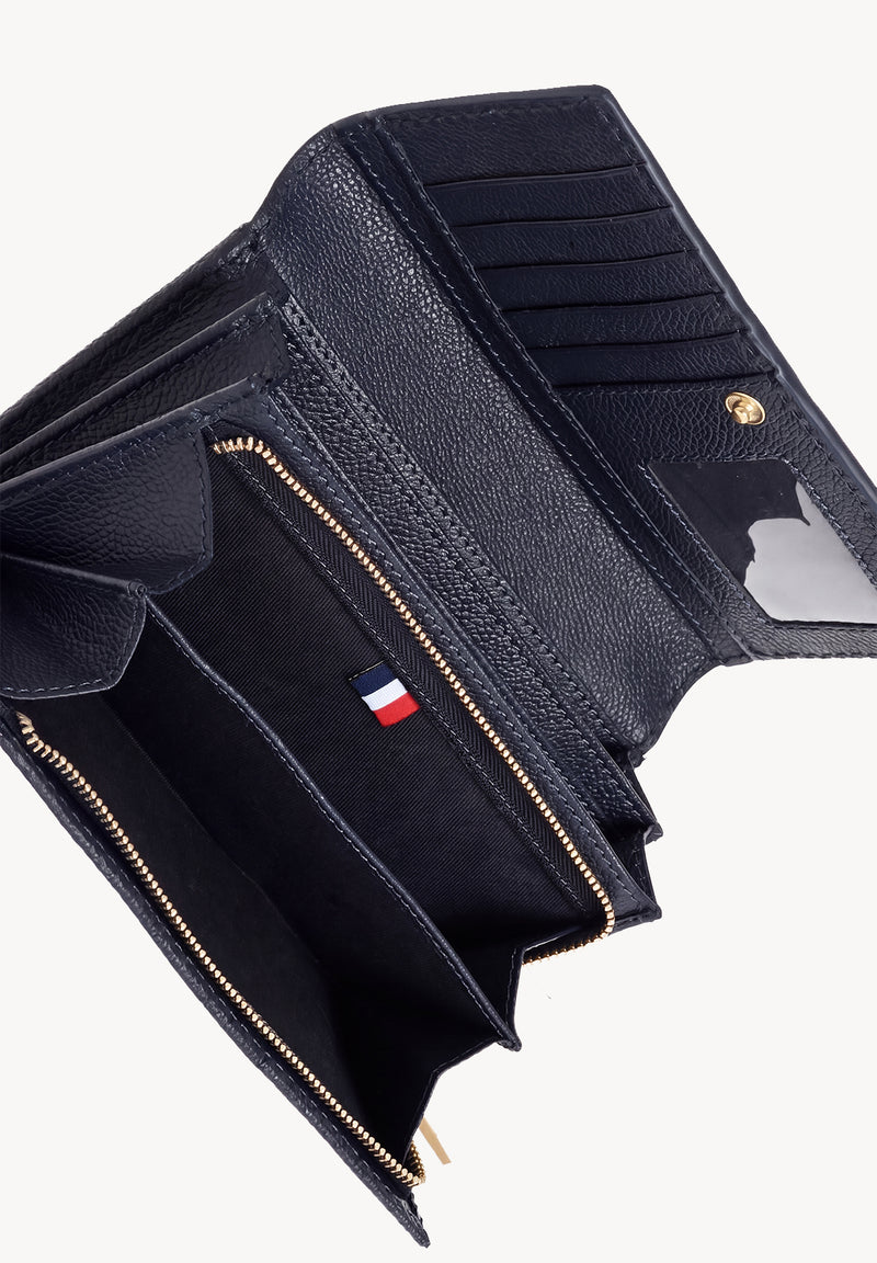 Portefeuille à rabat - Cuir grainé