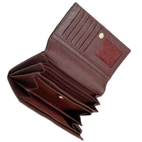 Flap wallet - Grained leather