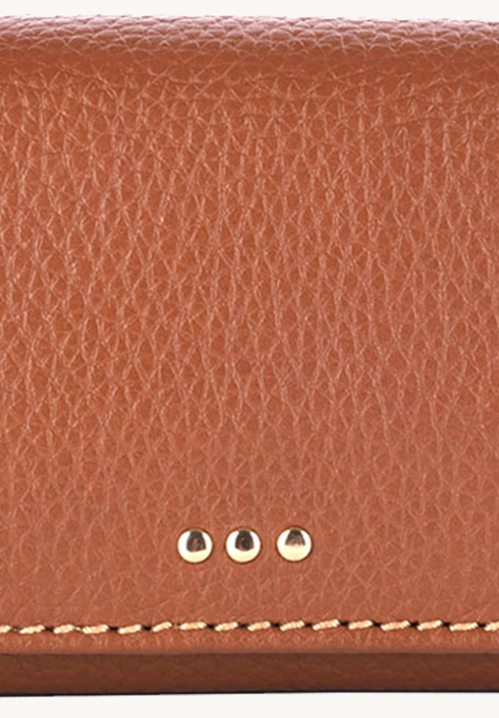 Flap wallet - Grained leather