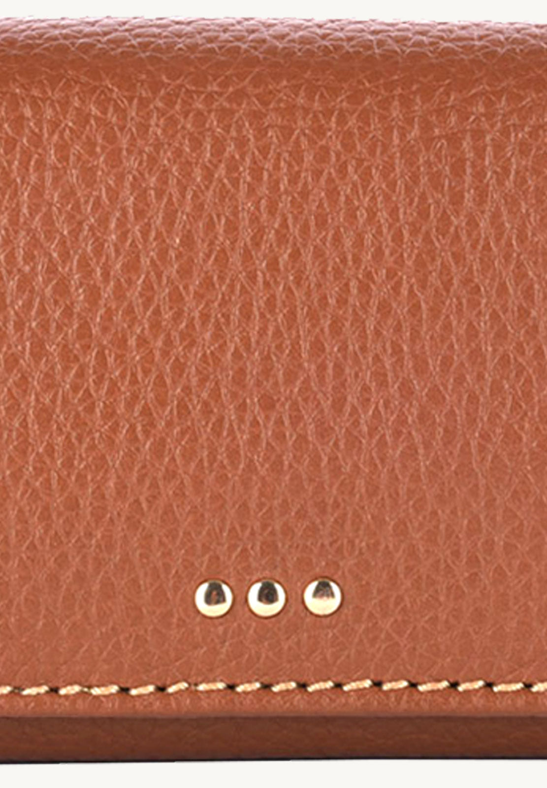 Flap wallet - Grained leather