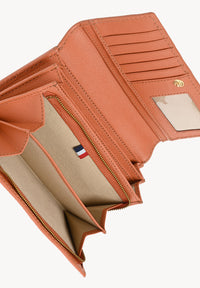 Portefeuille à rabat - Cuir grainé