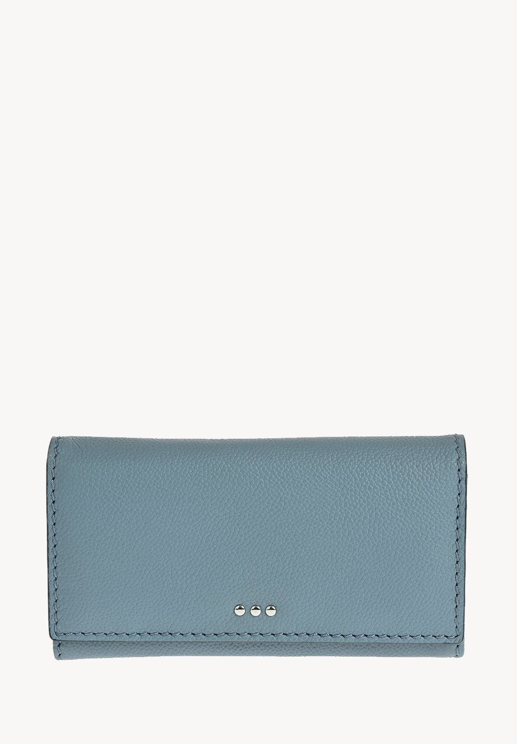 Flap wallet - Grained leather