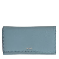 Flap wallet - Grained leather