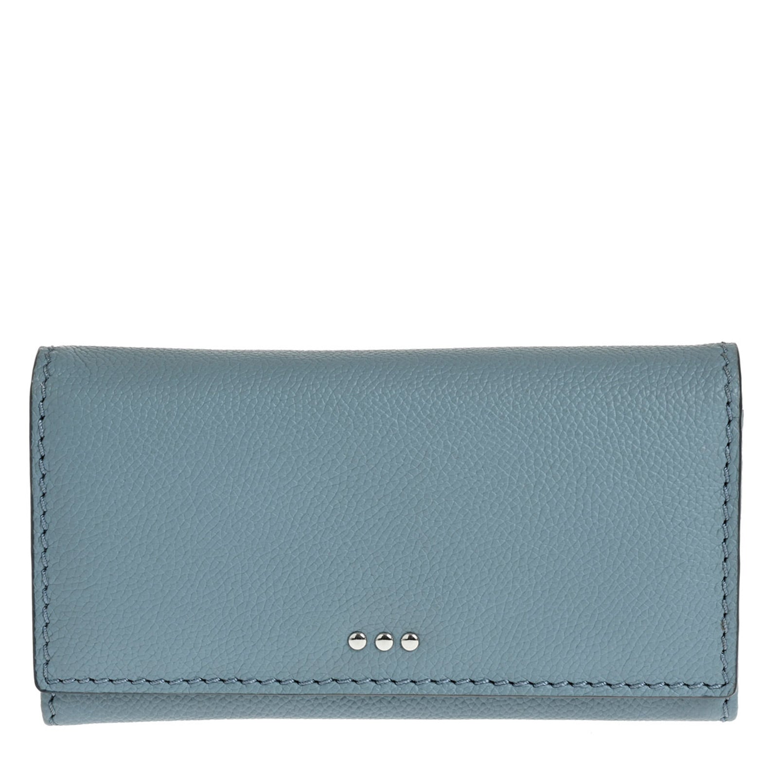 Flap wallet - Grained leather