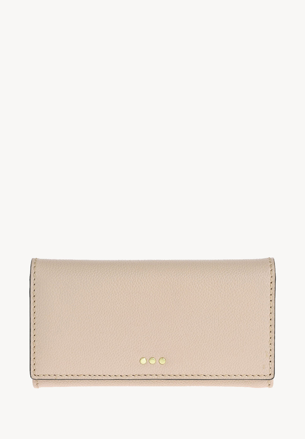 Flap wallet - Grained leather