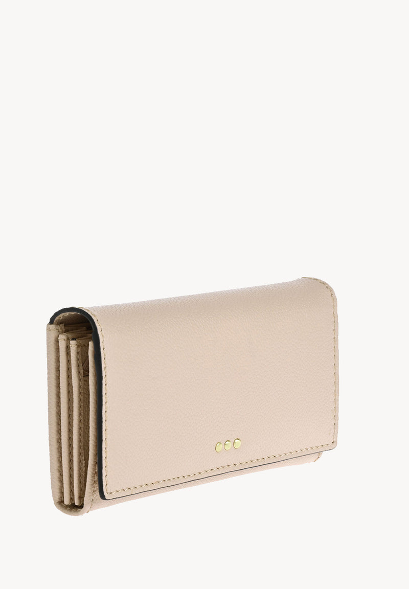 Portefeuille à rabat - Cuir grainé