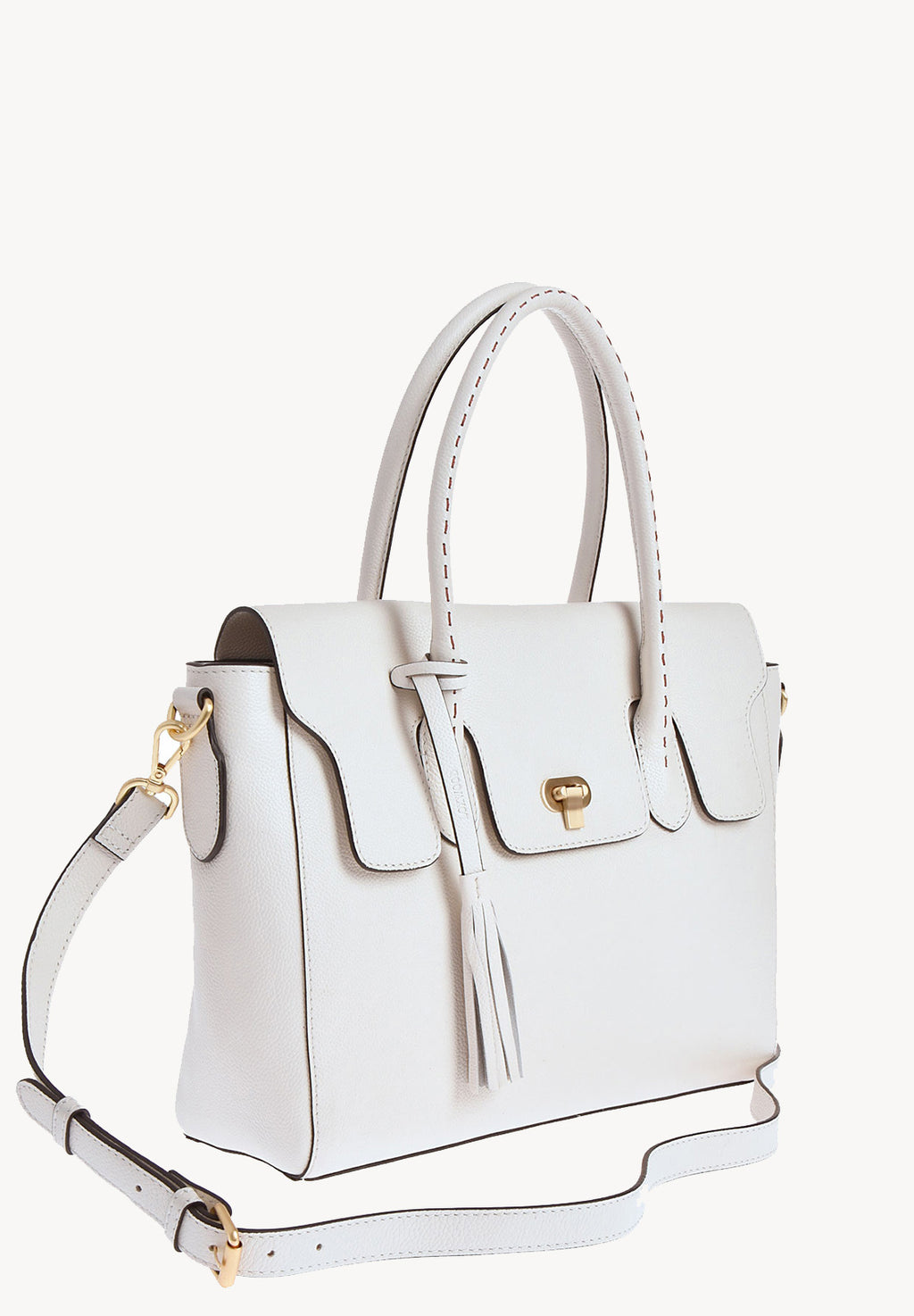 NEW BIBOU - Sac rabat en cuir grainé