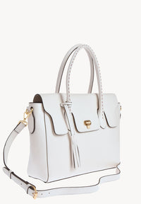 NEW BIBOU - Sac rabat en cuir grainé