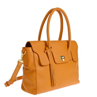 NEW BIBOU - Grained leather flap bag